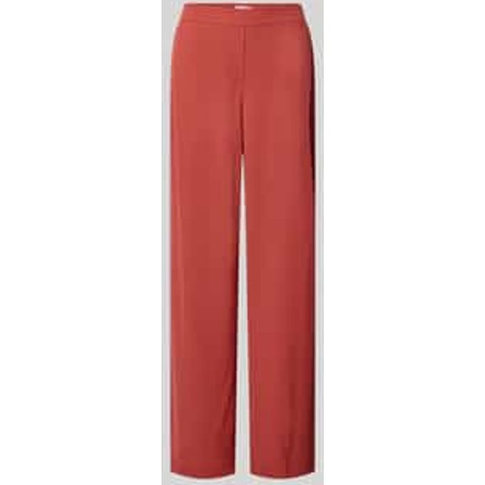 wide fit broek met achterzakken