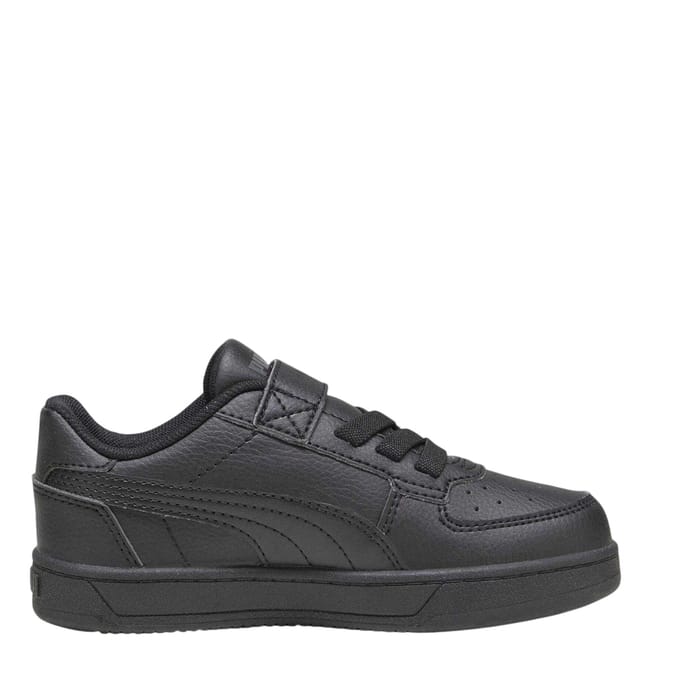 Puma Kinder/Kinder Caven 2.0 Leren Trainers (Donkergrijs)