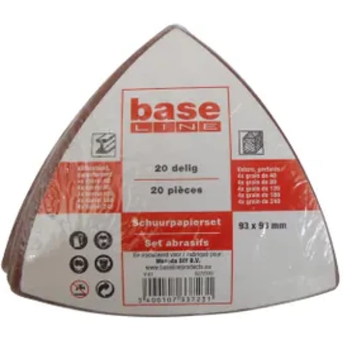 Baseline Schuurpapierpack Delta 20stuks