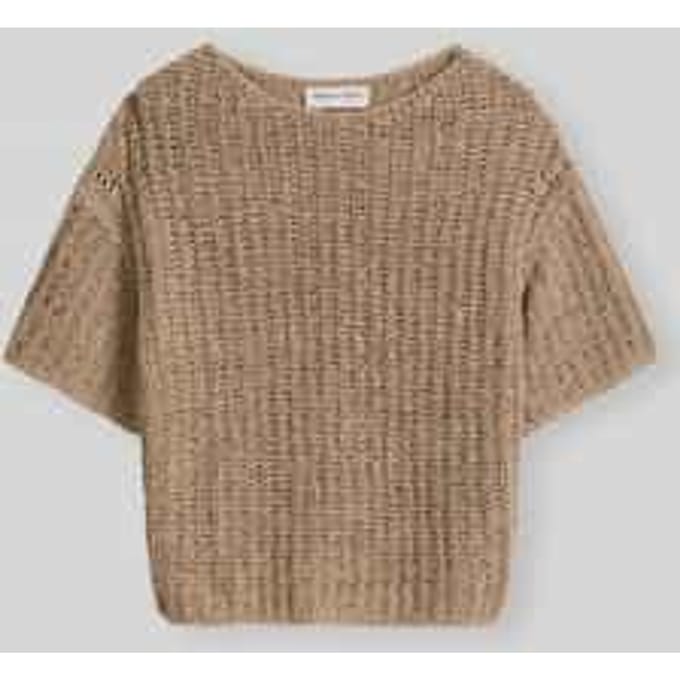 relaxed fit trui van katoenmix