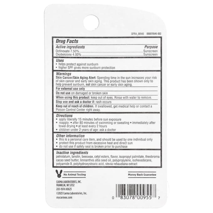 Daily Care®, Hydraterende Lippenbalsem, Verse Kers, SPF 15, 10G(0.35oz) yellow