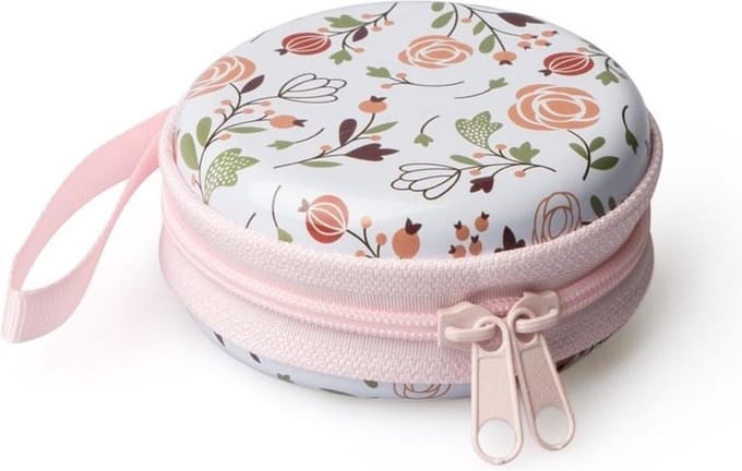 Balvi Portemonnee Bloom Dames 7 X 3 Cm Metaal Wit/roze