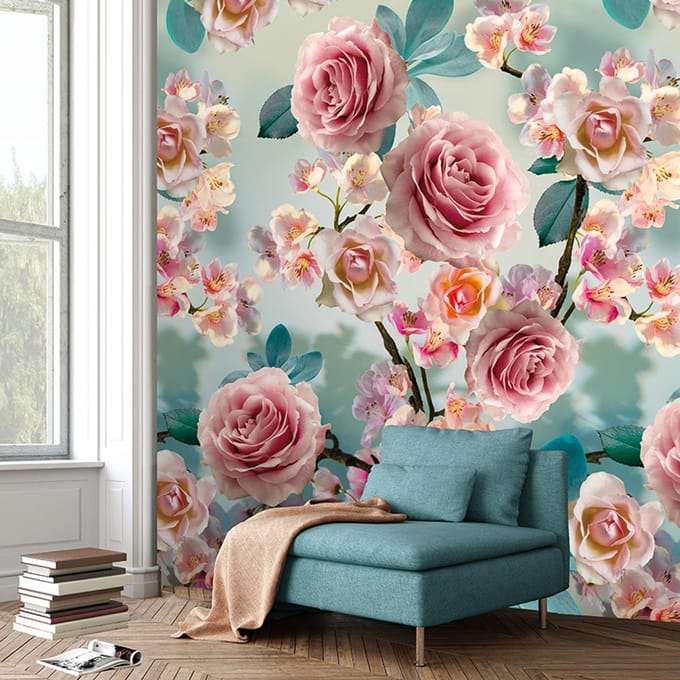 INGK Behang - Colorful - Sweet Roses - INK7294