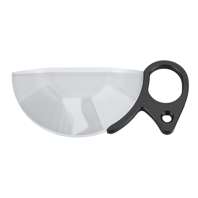 Filtre optique semi-circulaire en verre à prisme kaléidoscopique subtil portatif de 79 mm pour effets spéciaux white