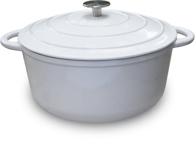 Round Casserole 28 Cm - White