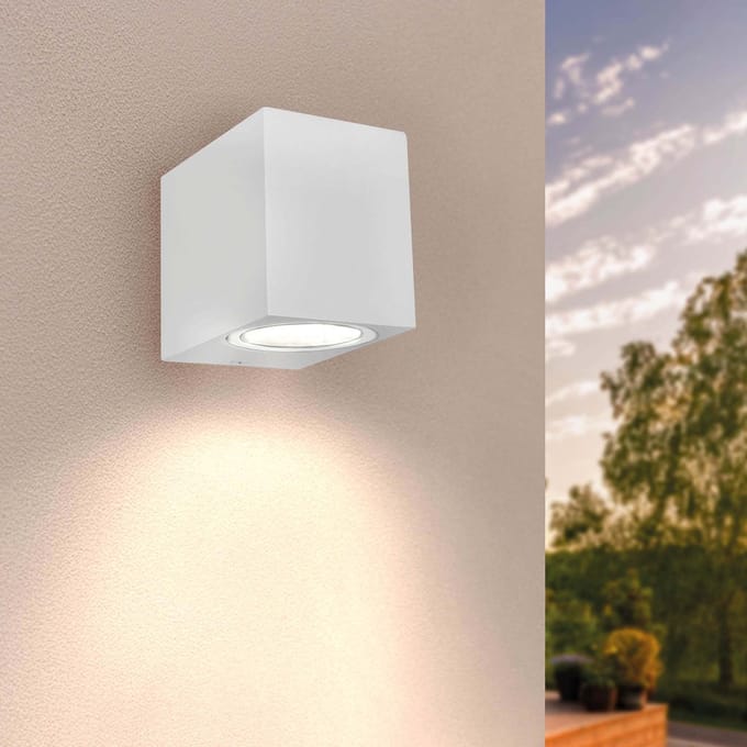 Ledvion - LED Wandlamp Hydra - Wit GU10 - IP54