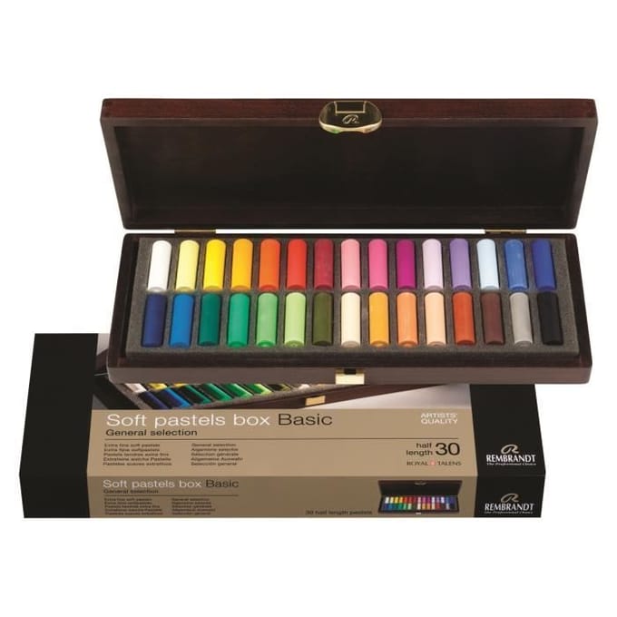 Rembrandt softpastel half kist 30 kleuren - Basic