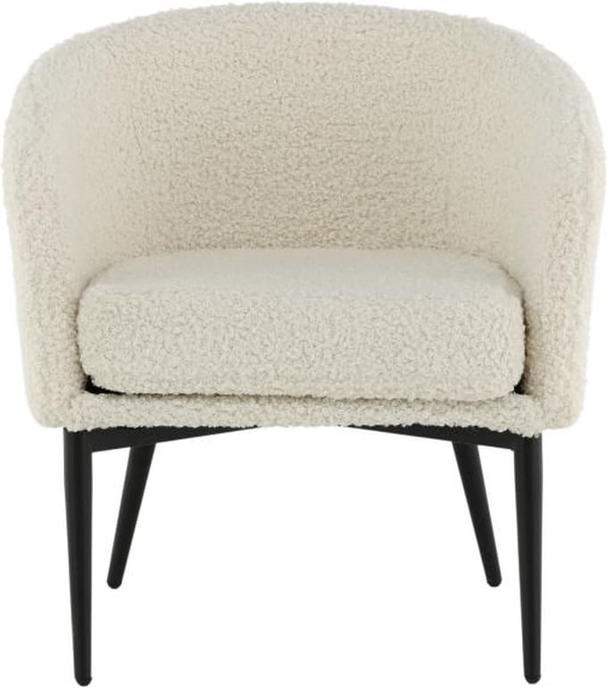 Svea - Liro fauteuil - teddy - wit