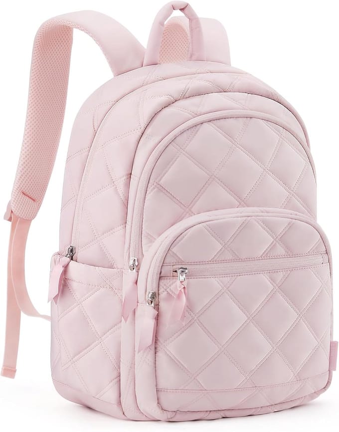 Laptop Rugzak Dames - Computer Tas - Reizen en Werk - Waterafstotend 75D Materiaal