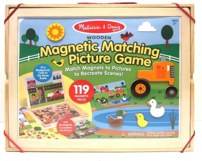 Melissa & Doug Magneten in doos Magnetisch spel van hout