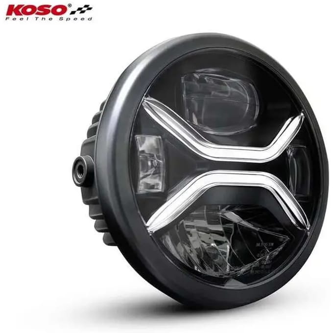 Insert van LED-motorkoplampen zijbevestiging Koso Xenith