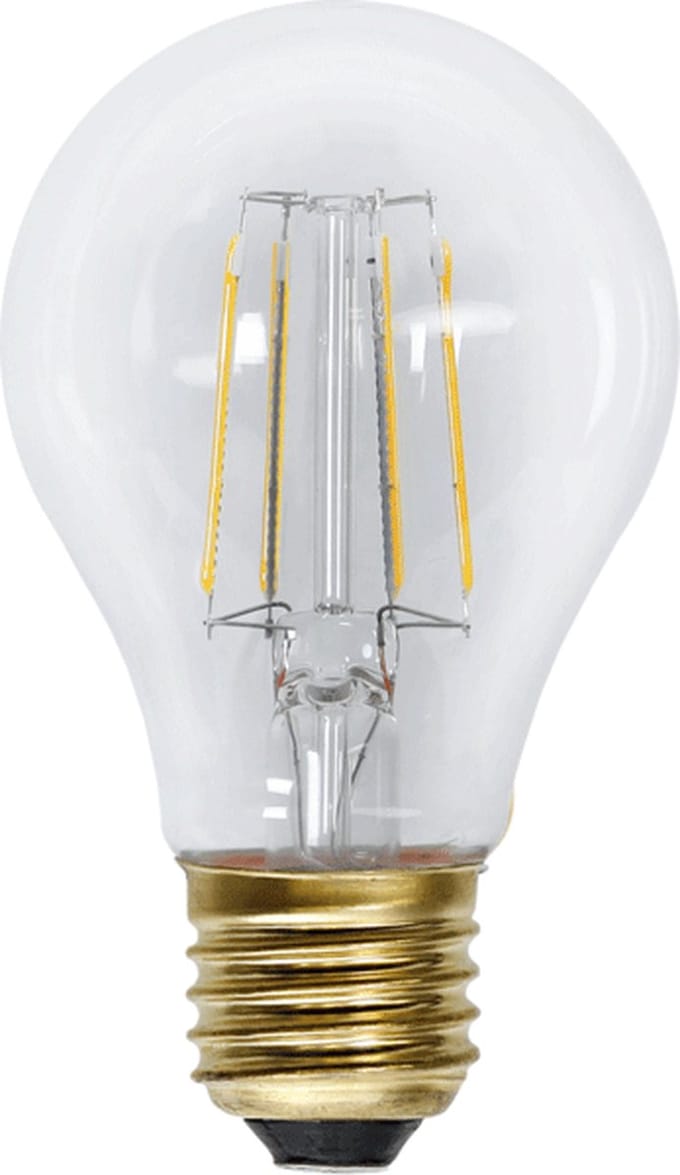 Standaard bol - E27 - 2.3W - Super Warm Wit <2200K - Filament - Helder
