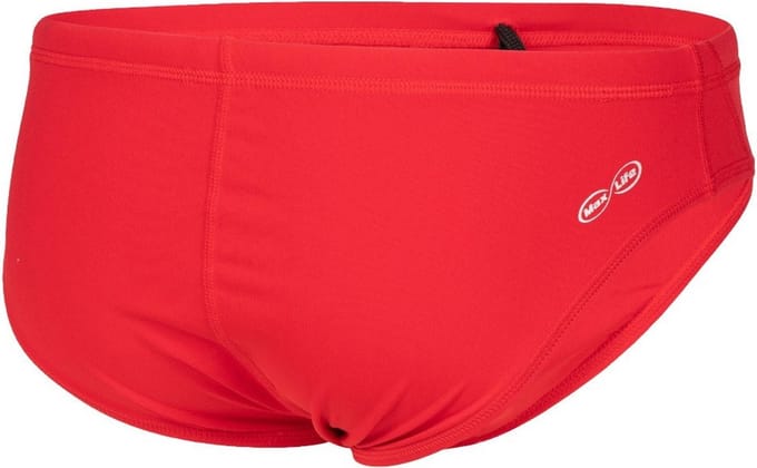 ARENA | B Team Swim Brief Solid red-white (Maat - 10-11)