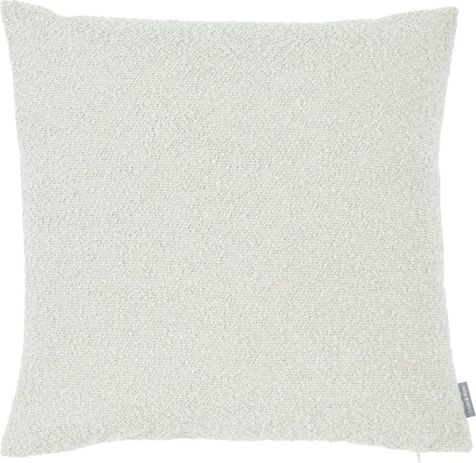 King Bouclé kussen gebroken wit 45x45cm