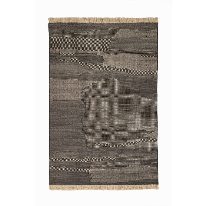 Nanimarquina Wabisabi vloerkleed - anthracite - 300 x 400 cm