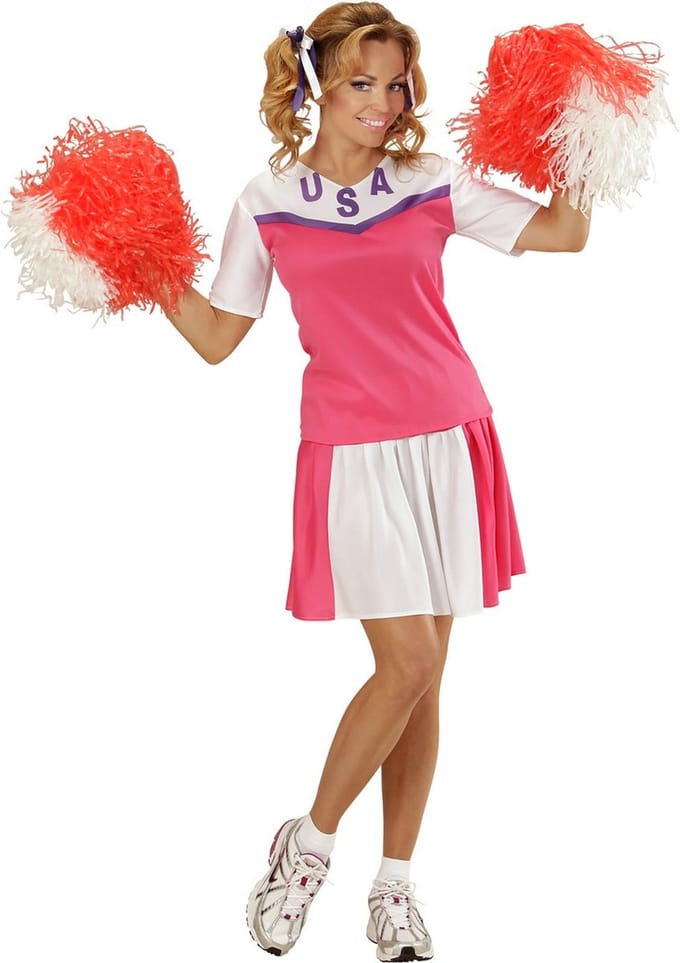 Cheerleader pakje USA roze