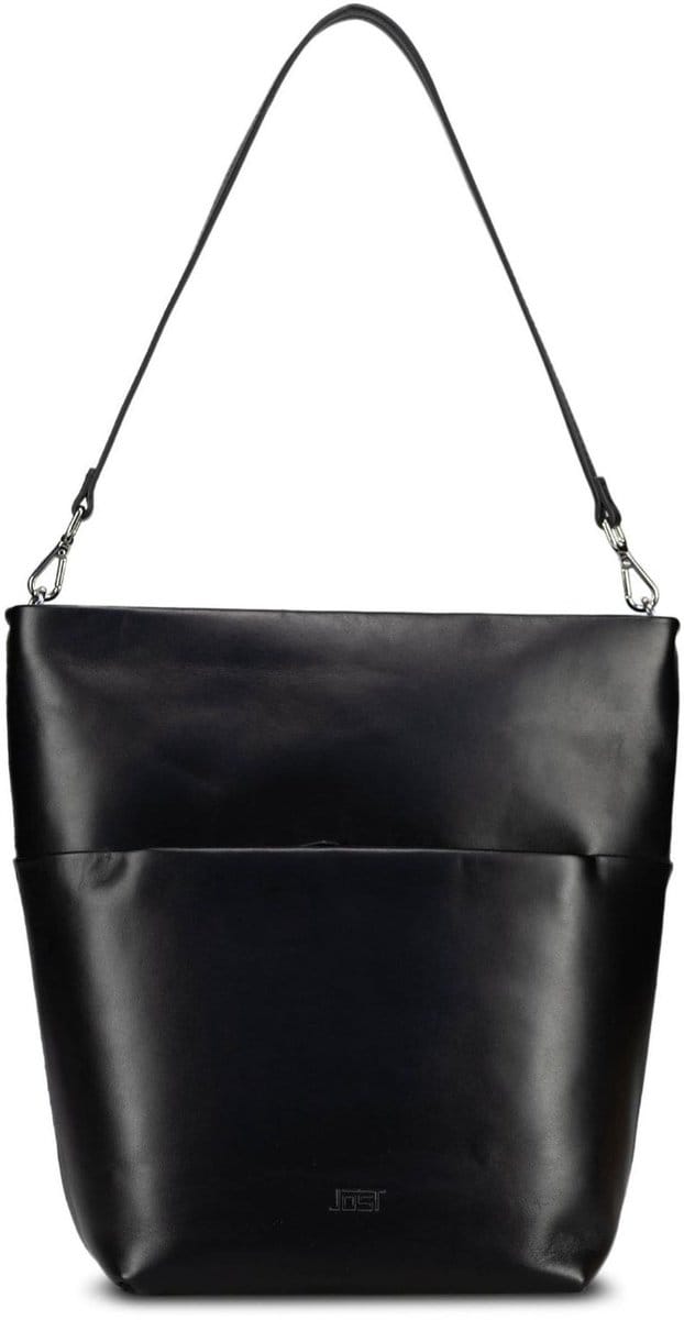 JOST Leren schoudertas business tas Arva Tote Bag Black zwart