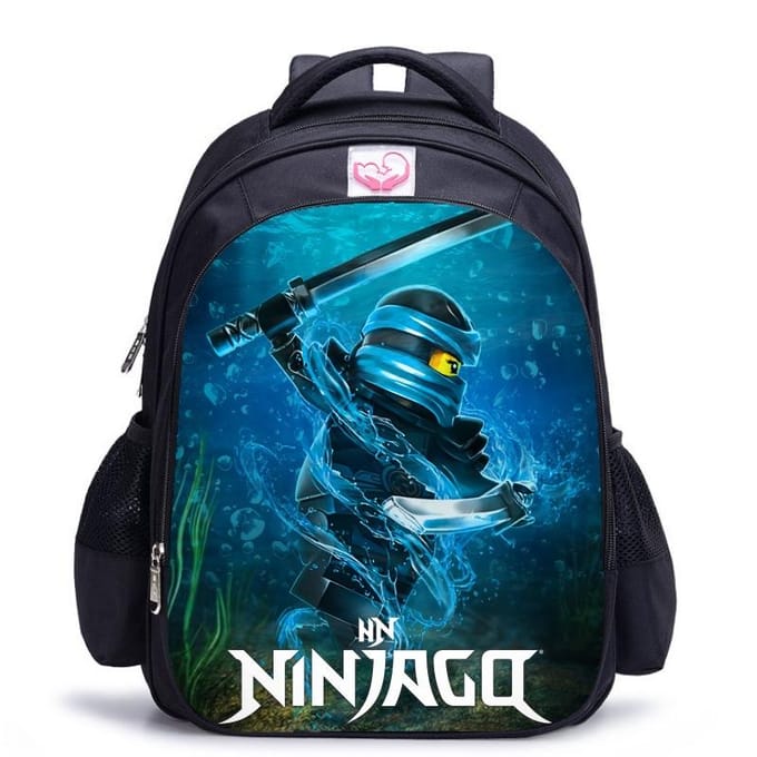 Lego Ninjago Seizoen 5 Cartoon Print Zwarte Rugzak black - medium