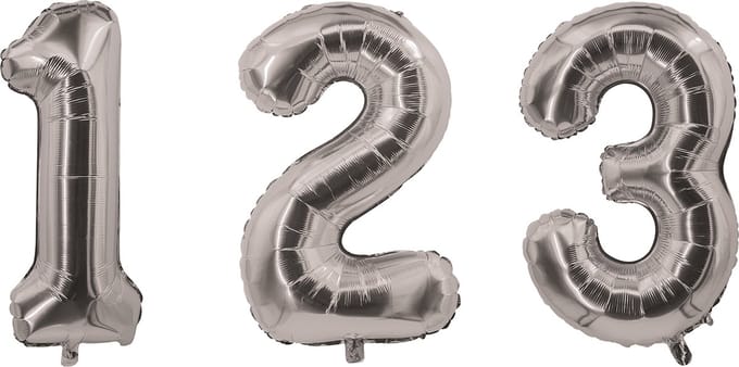 "Ballon cijfer 0 - Feestdecoratievoorwerp - One size"