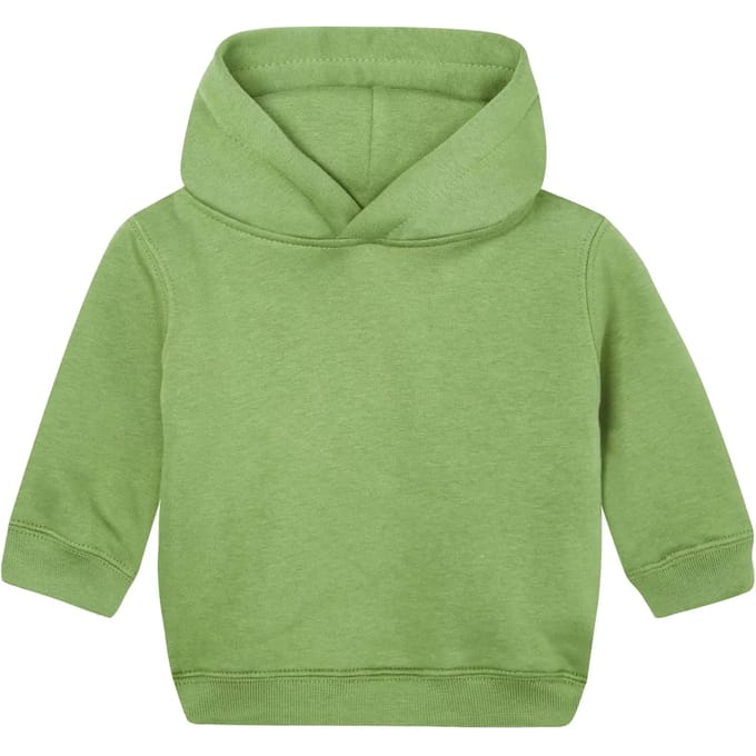 Babybugz Baby Essential Hoodie BZ63 - SOFT OLIVE - 6-12 Monate