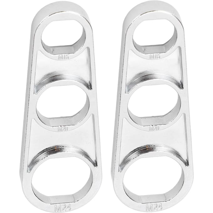 2 Pièces Clé Mousseur Robinet Double Face M16 18 M20 M22 M24 M26 Alliage de Zinc Clé Robinet white