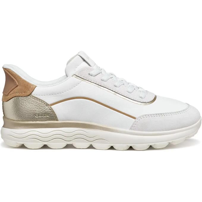 GEOX SPHERICA PLUS DAMES Sneakers - WIT/MELKWIT - Maat 39
