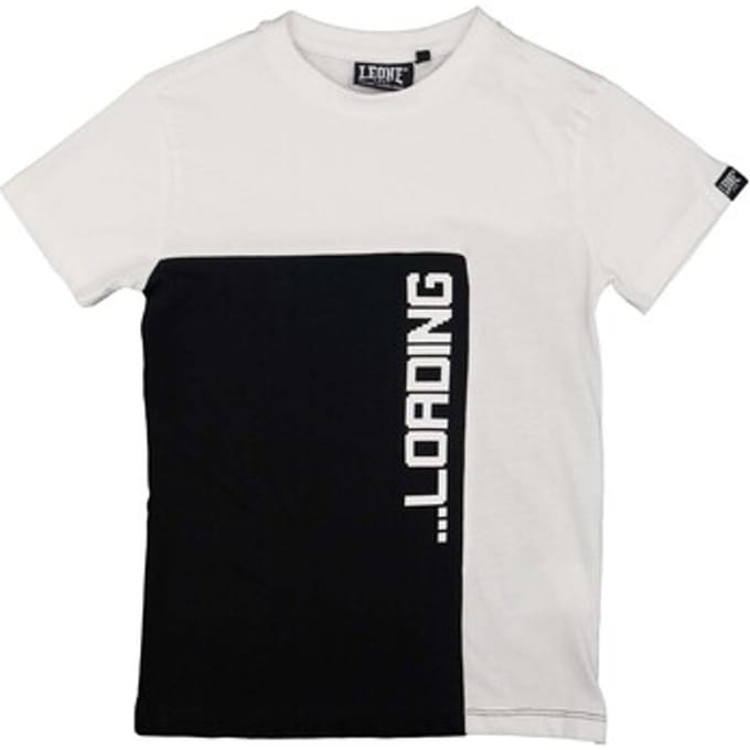 T-shirt Korte Mouw Leone 1947 Boy Short Sleeves B W