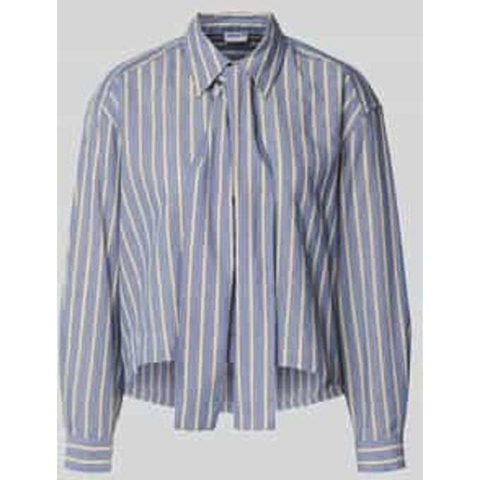 Overhemdblouse met knoopsluiting