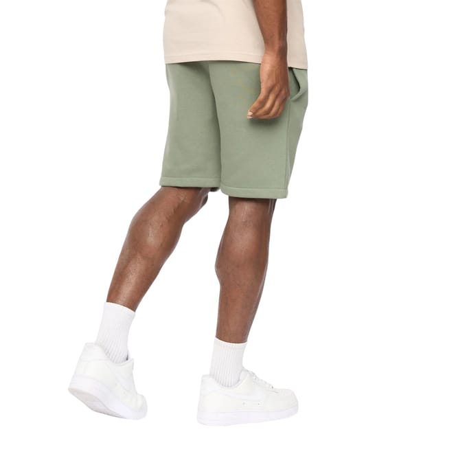 Crosshatch Heren Bardon Casual Shorts (Olijf)