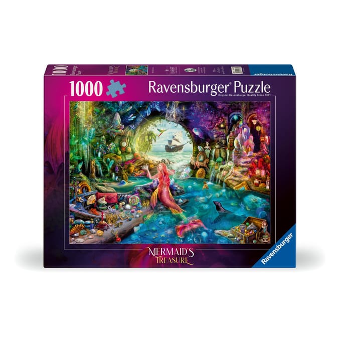 Ravensburger puzzel Mermaid's Treasure - Legpuzzel - stukjes