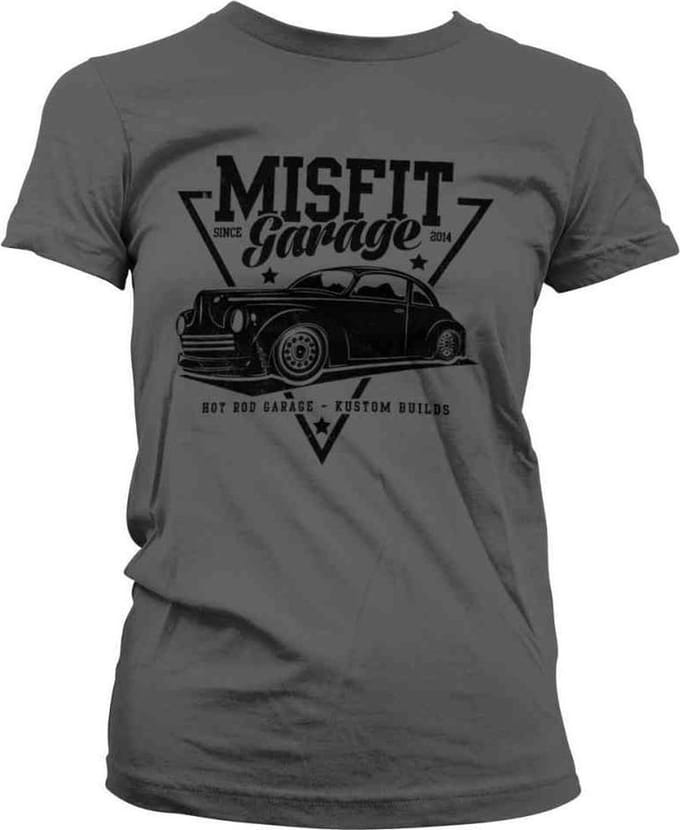Misfit Garage Dames Tshirt -S- Since 2014 Grijs