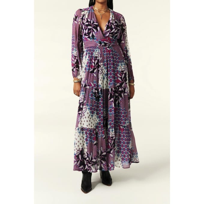 BA&SH Robe Bossy Violet Taglia: S | Maxi abiti Outlet | Donna | Viola
