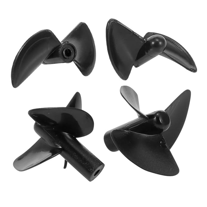 2 stuks propeller voor Flytec V500 Flytec 2011-5 elektrische RC boot 3 Blades zwart