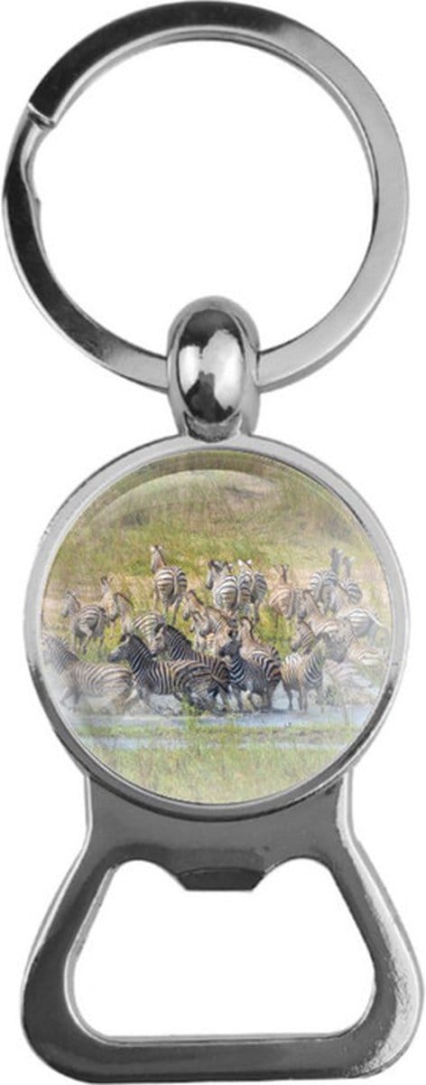 Bieropener Glas - Zebras