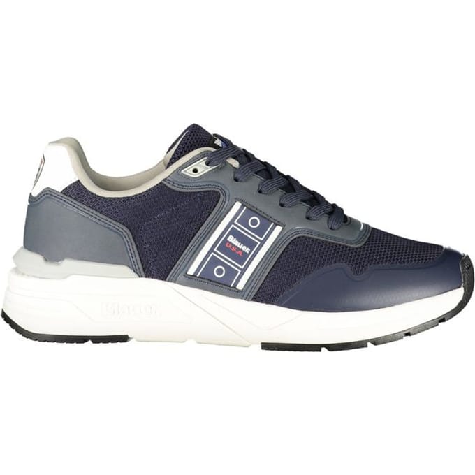 Blauer Blu Polyester Heren Sneakers