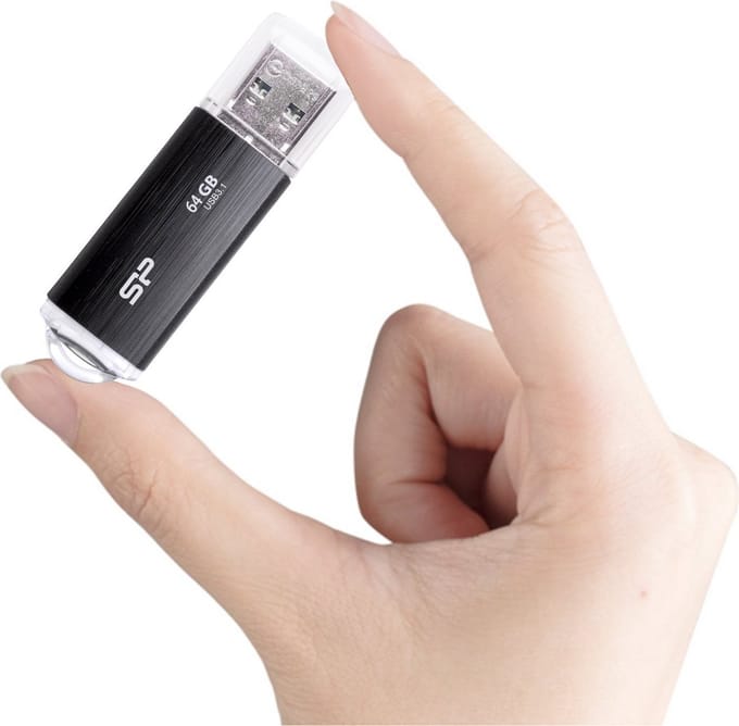 USB stick Silicon Power SP064GBUF3B02V1K Black