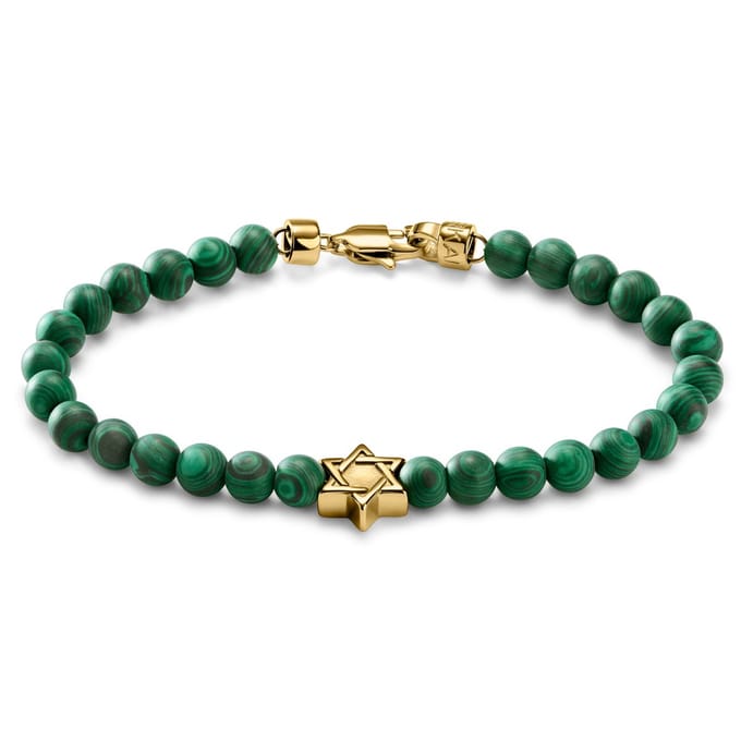 Unity | Armband van Malachiet met Davidster