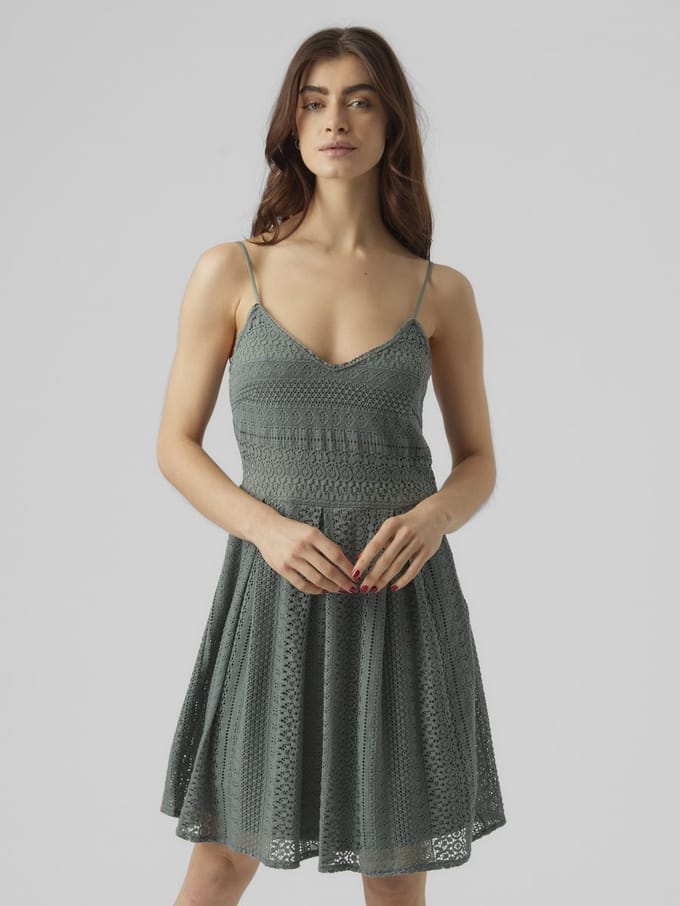 Vero Moda Geplooide jurk VMHONEY Korte jurk