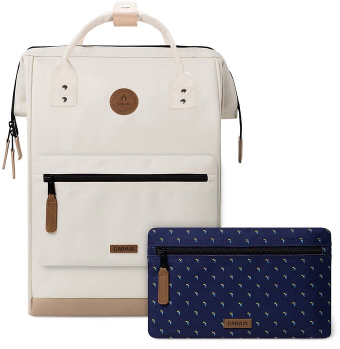 Cabaia - Rugzak Adventurer Large Cap Town - 23L - Laptopvak 15 inch - Crème