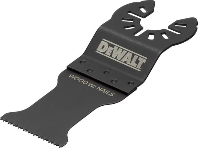 DeWALT 43x30mm Multitool Zaagblad BIM tbv Hout met Nagels (1 stuk) - DT20735