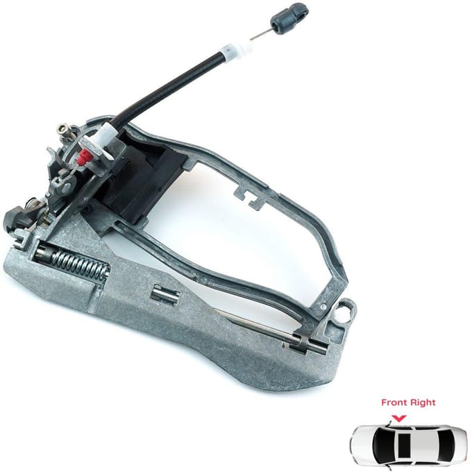 BDP174 Auto Buitendeurhendel Binnendrager Mechanisme Beugel Hendelbehuizing Voor Rechts Voor BMW X5 E53 2000-2006 51218243616