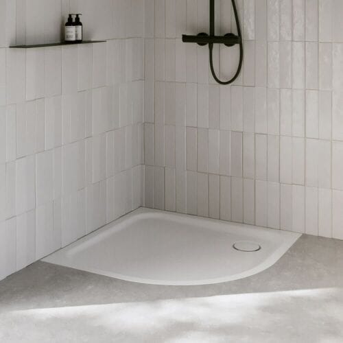 Bette Corner 90 x 80 x 3.5 cm quadrant shower tray without apron