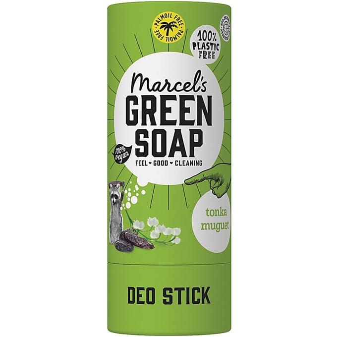 Marcel's Green Soap Deodorant Stick - Tonka & Muguet - 40 gr