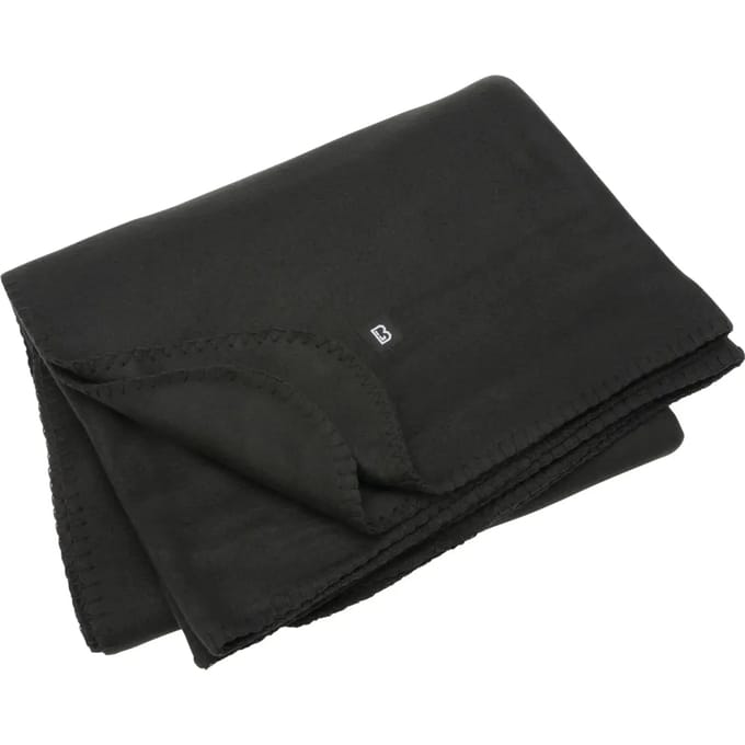 Brandit 135 x 175 cm Zwart Fleece Deken