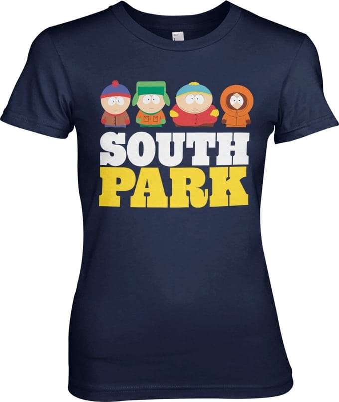 South Park Girly Tee dames-T-shirt marineblauw