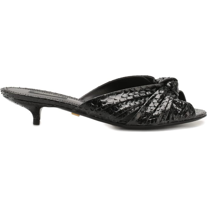 Dolce & Gabbana python leren muiltjes