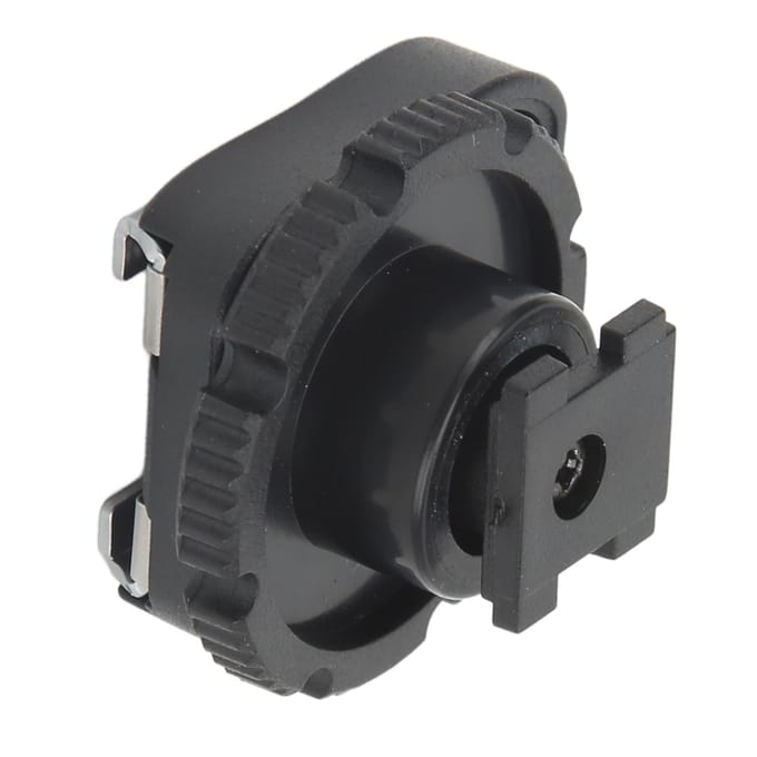 Adaptateur Griffe Flash Aluminium Plastique Adaptateur Convertisseur Monture Griffe Flash Accessoires Caméscope DV pour DCR black