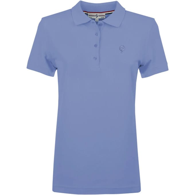 Q1905 Polo shirt square blauwpaars