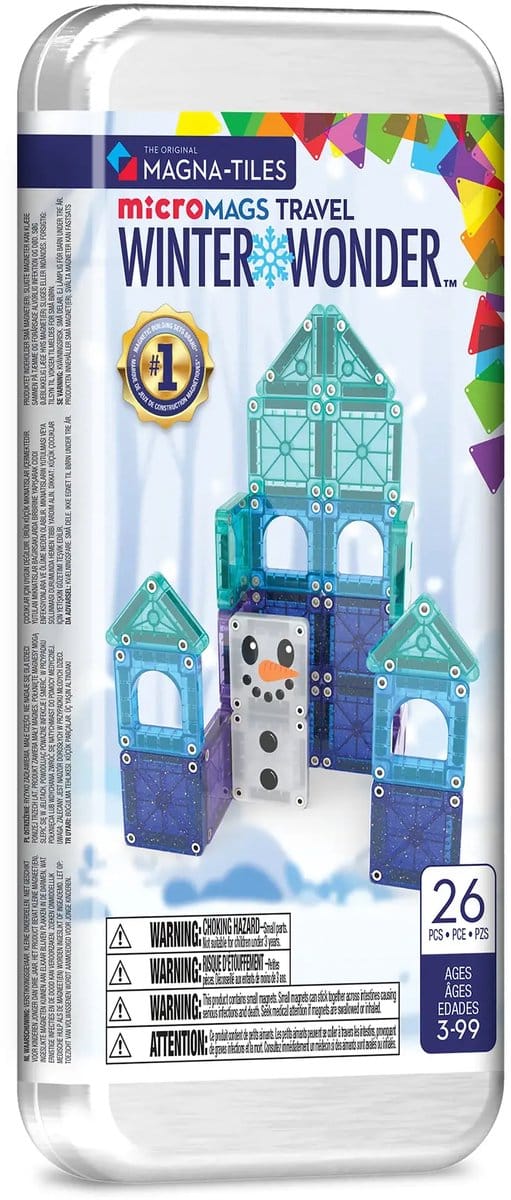 Magna-Tiles | Micro Mags Travel Winter Wonder Set 26 Stuks set