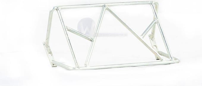 143 x 125 mm driehoek reflector rood e 20 keuring - opschroefbare driehoekreflector - aanhangerreflector - reflector met boutverbinding - was